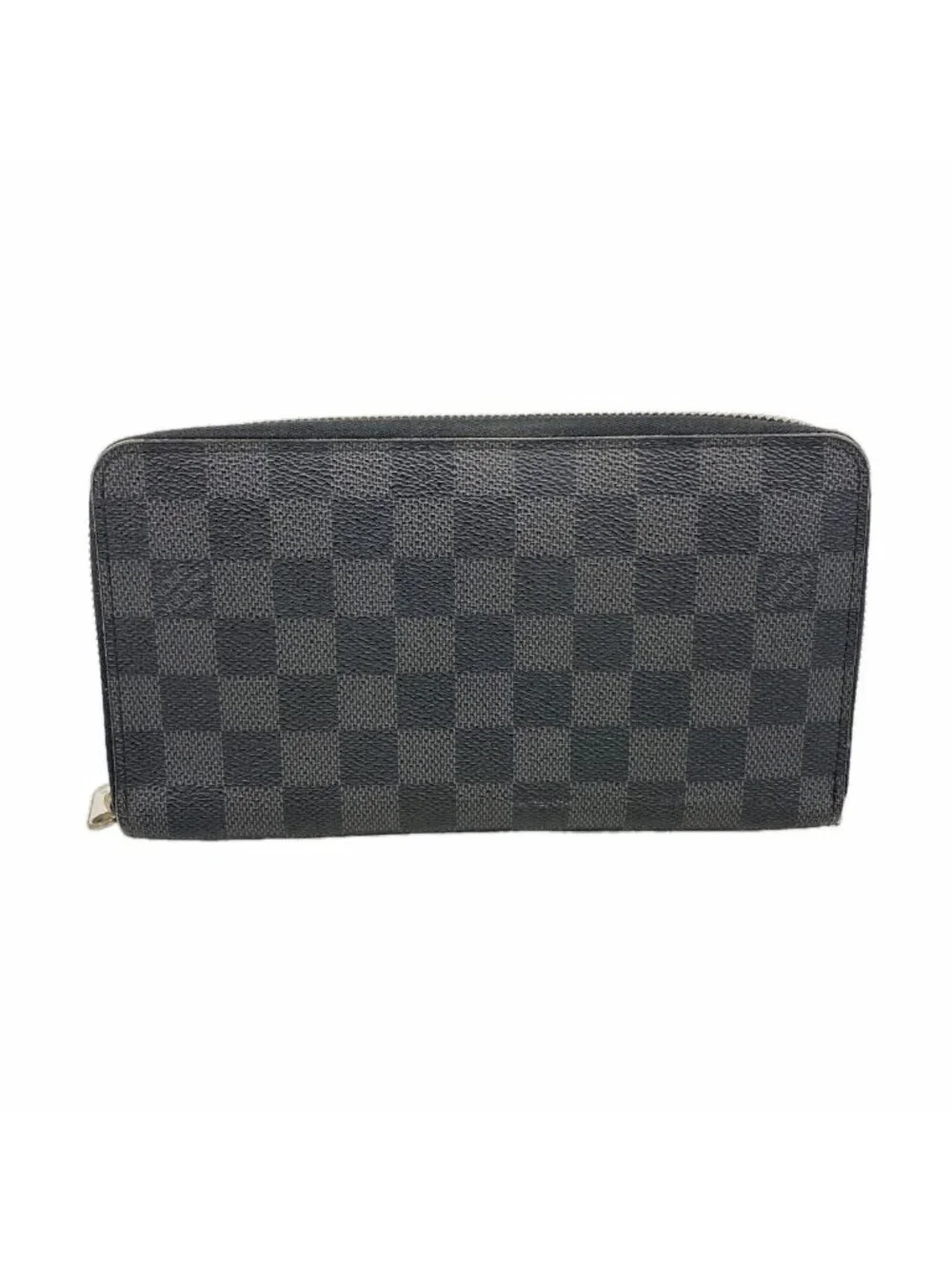 Louis Vuitton Wallet Damier Graphite Zippy Organizer Black Gray